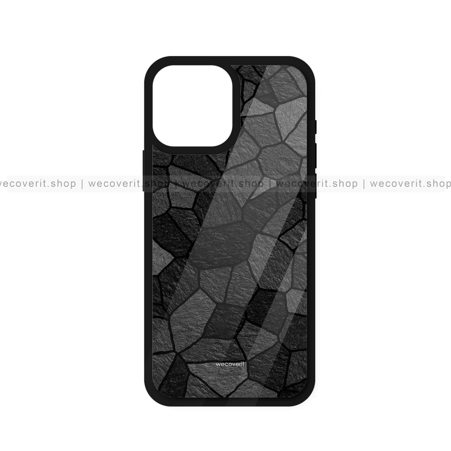 Black Shades Geometric Mobile Cover