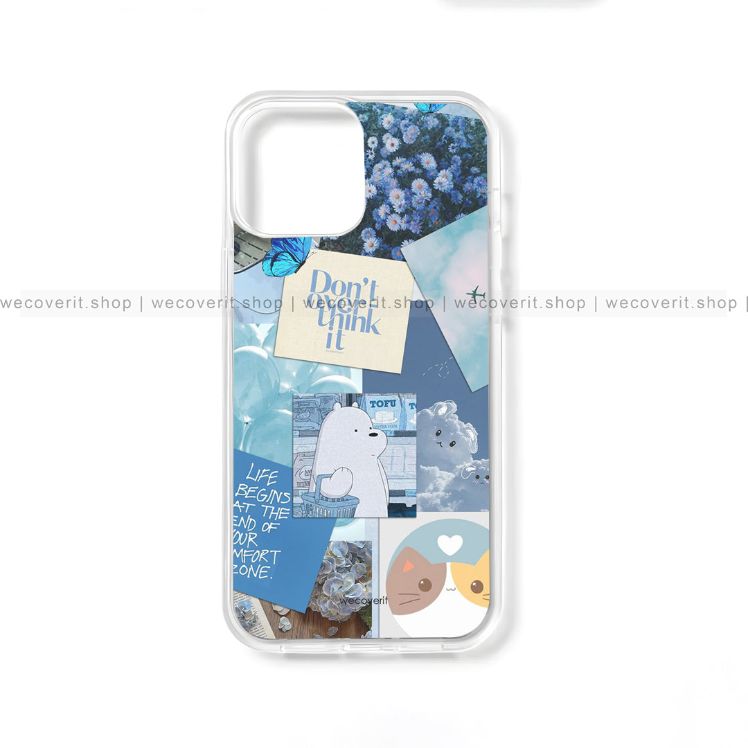 Aesthetic In Blue Mobile Cover