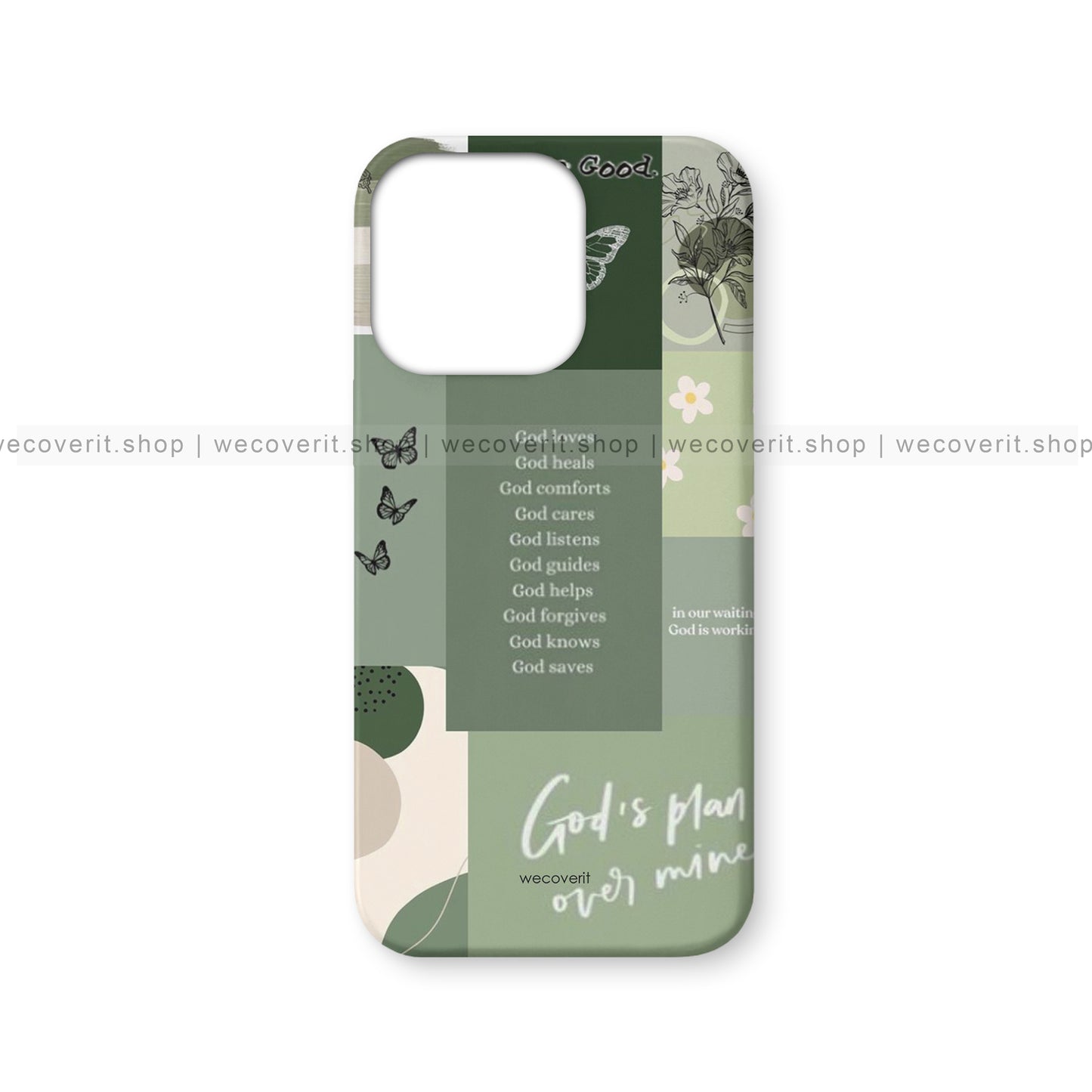 Shades of Green Aesthetic Mobile Cover