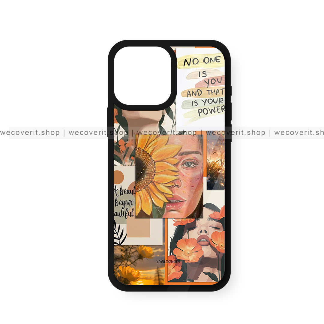 Aesthetic In Orange Mobile Cover