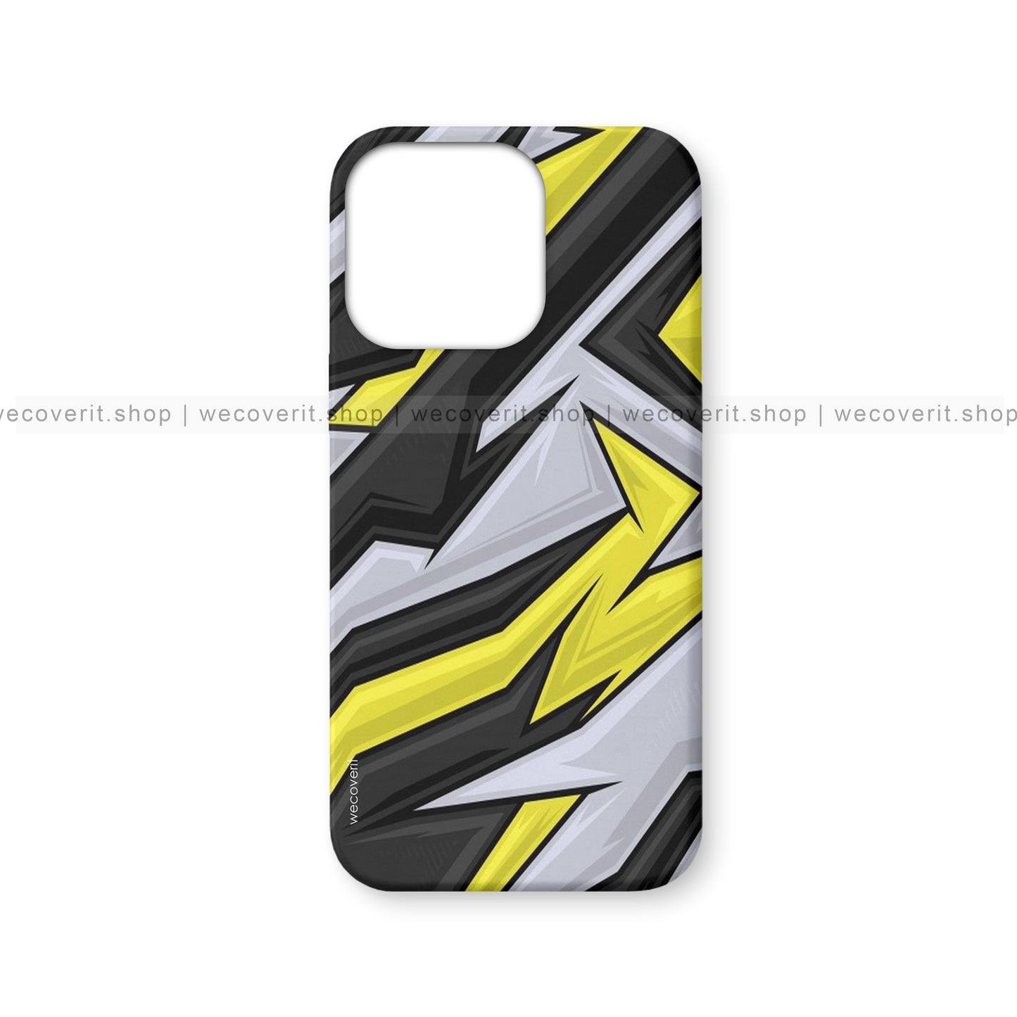 Yellow Stripes Design Mobile Cover