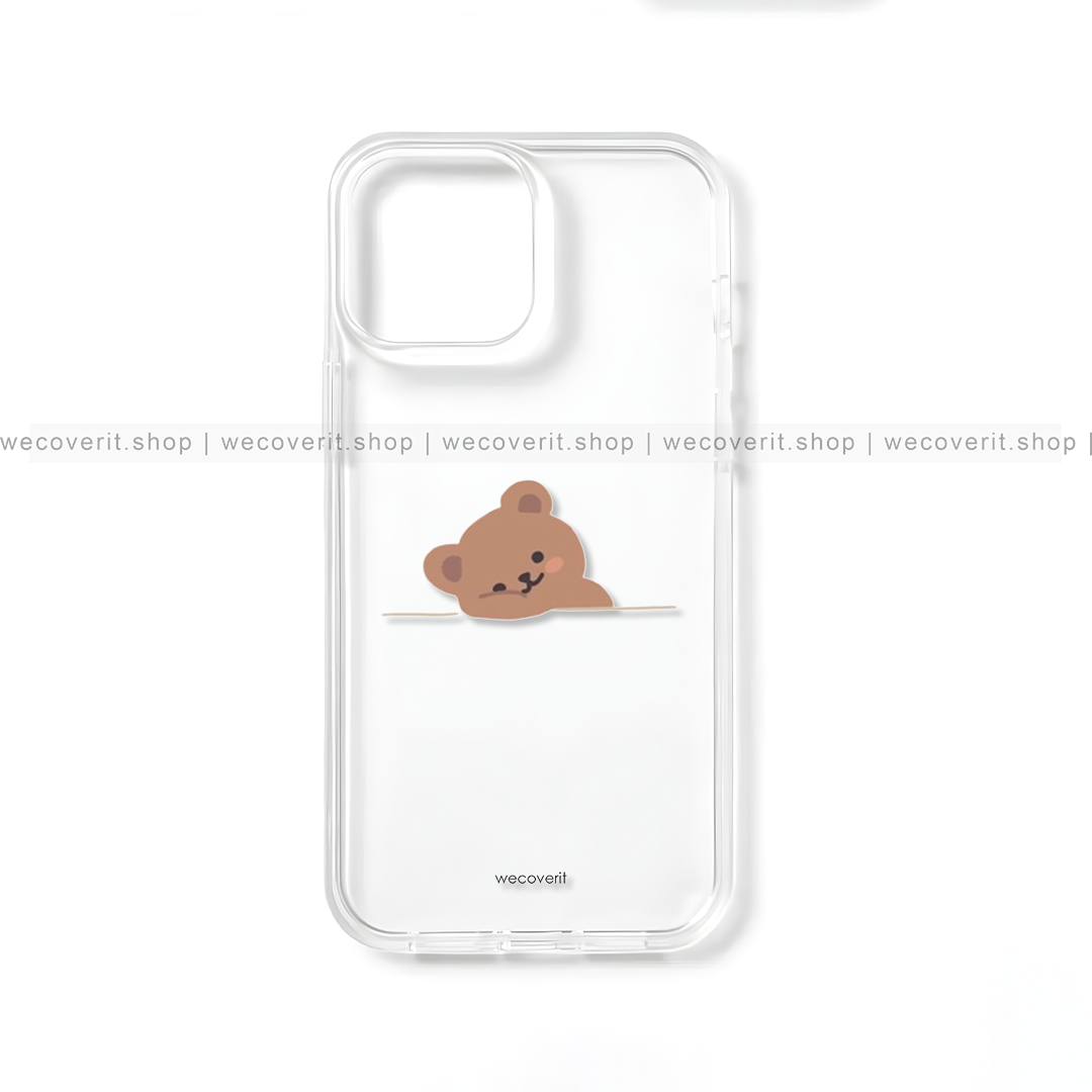 Teddy Transparent Mobile Cover