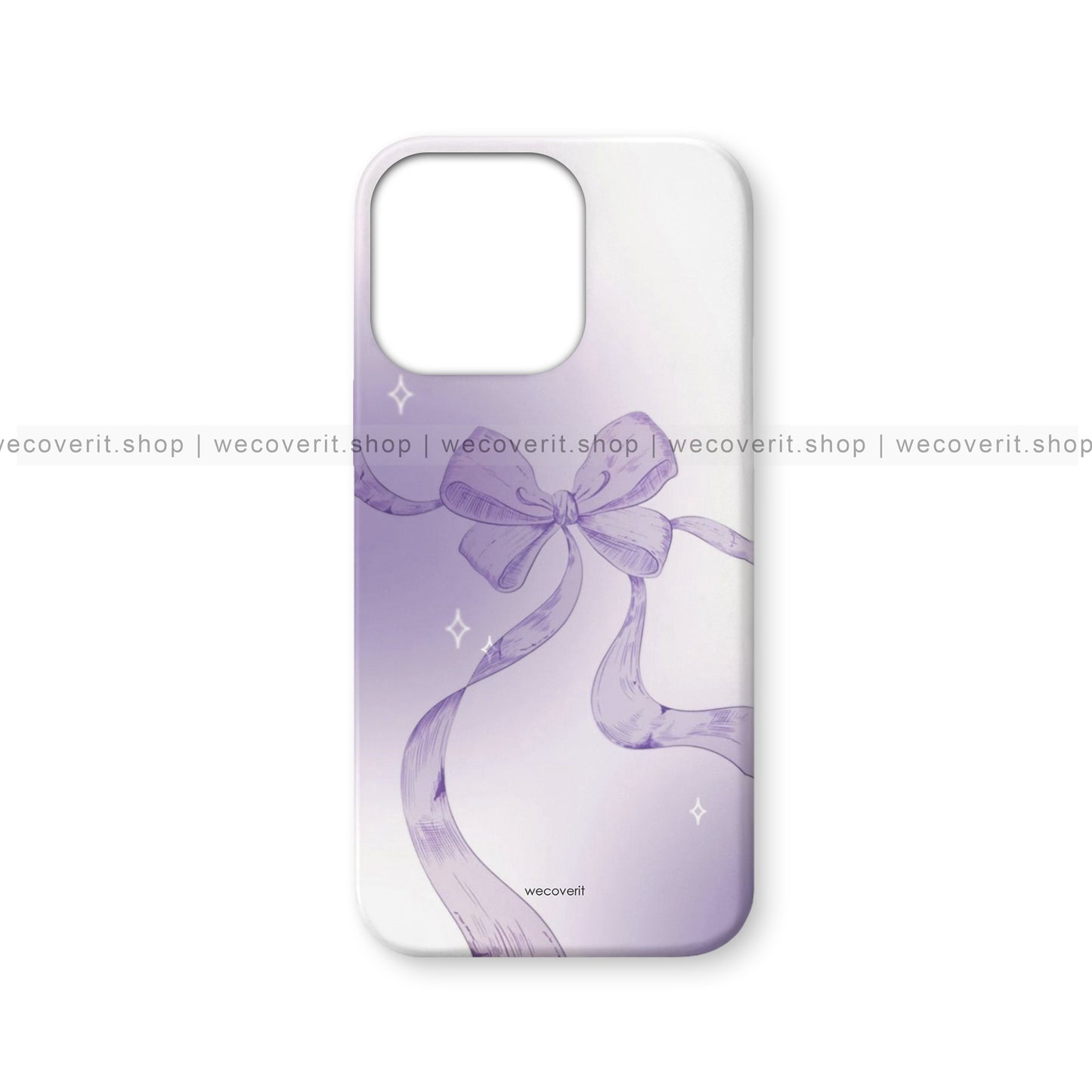 Purple Bow Mobile Cover