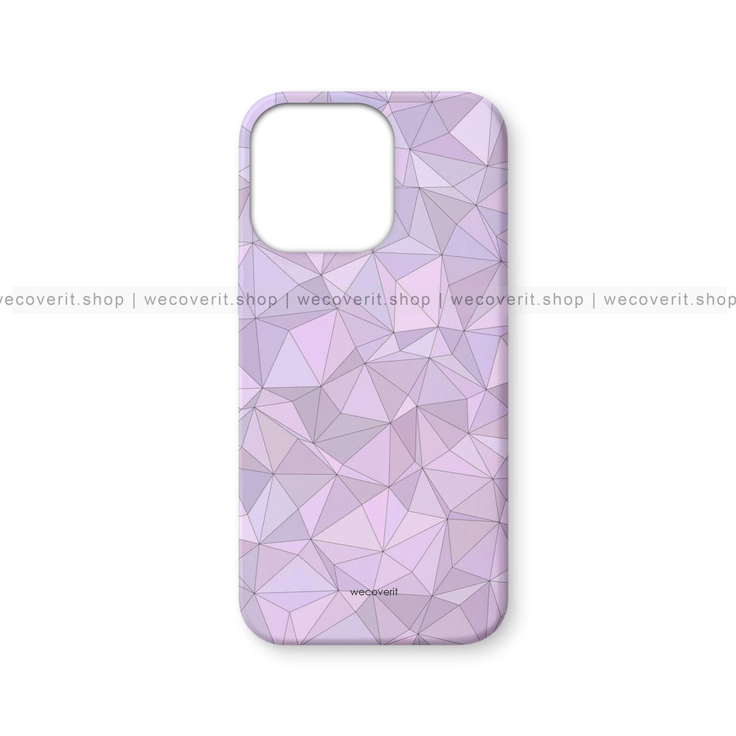 Pink Geometric Pattern Mobile Cover