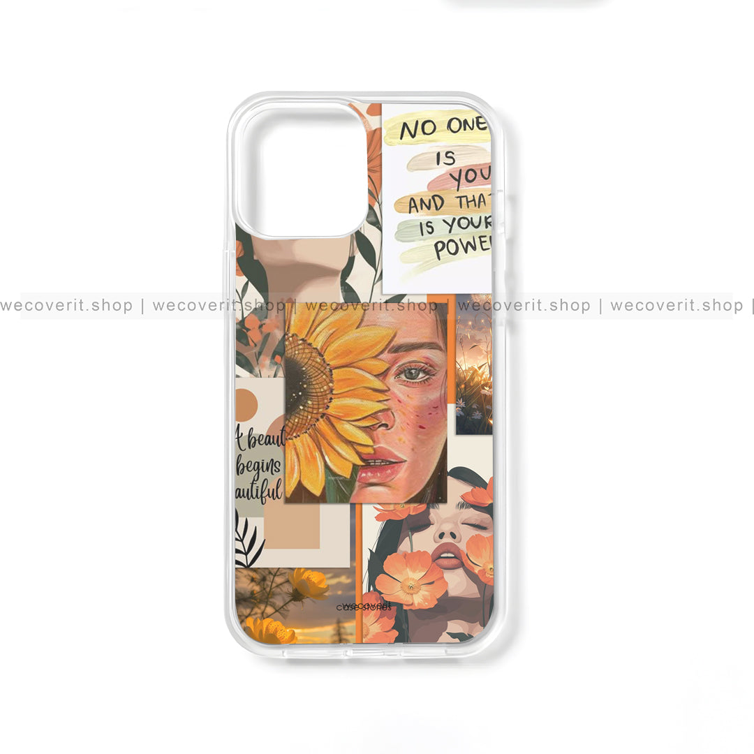 Aesthetic In Orange Mobile Cover