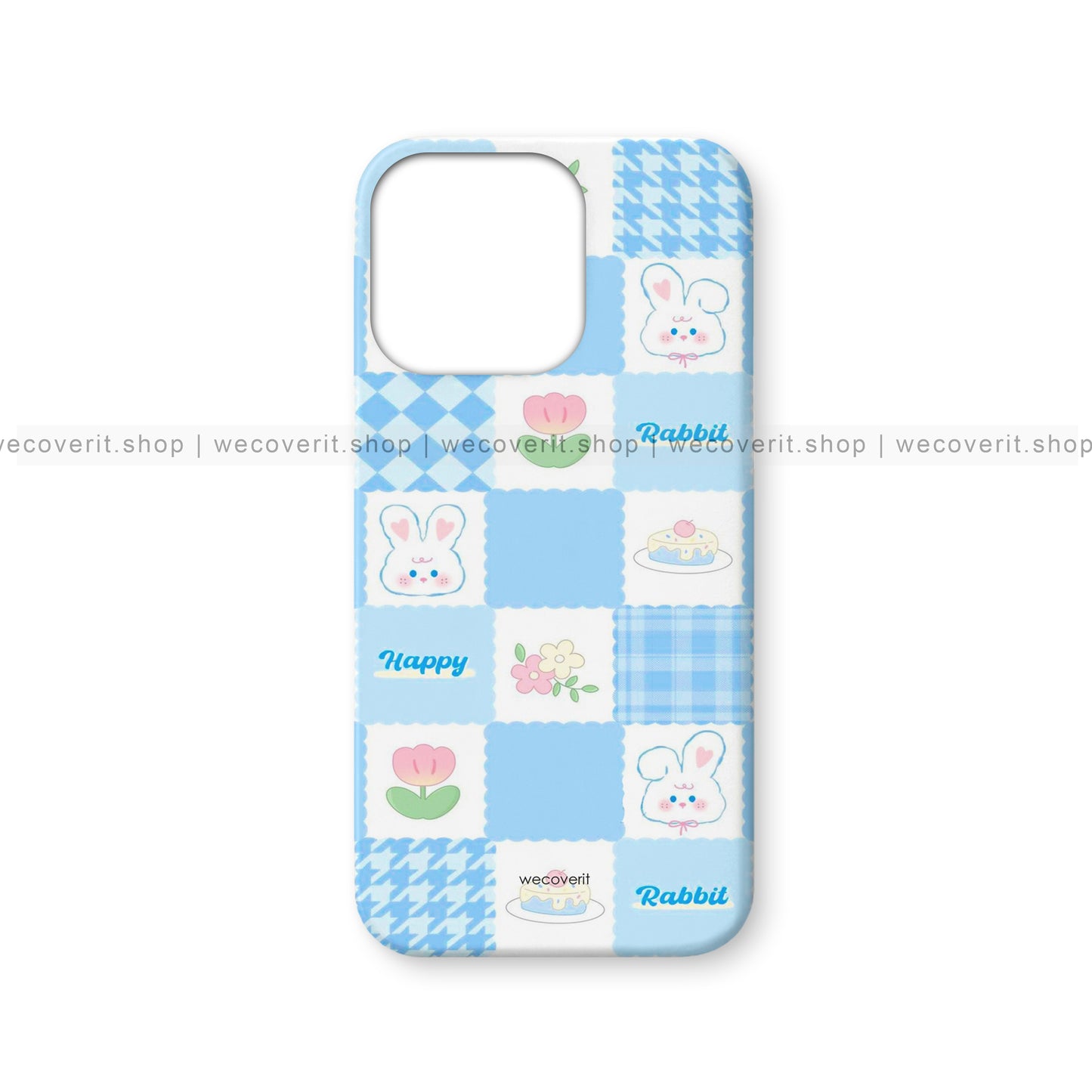 Patchwork Bunny Bliss Kawai Mobile Cover