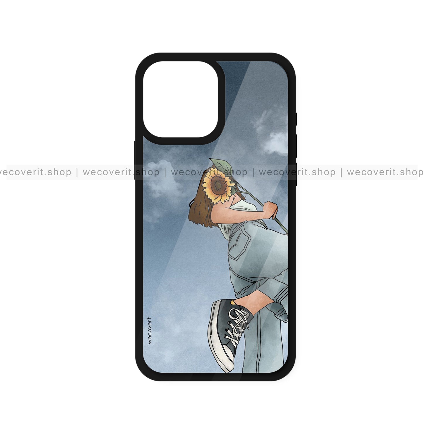 Independent Girl Illustration Mobile Cover