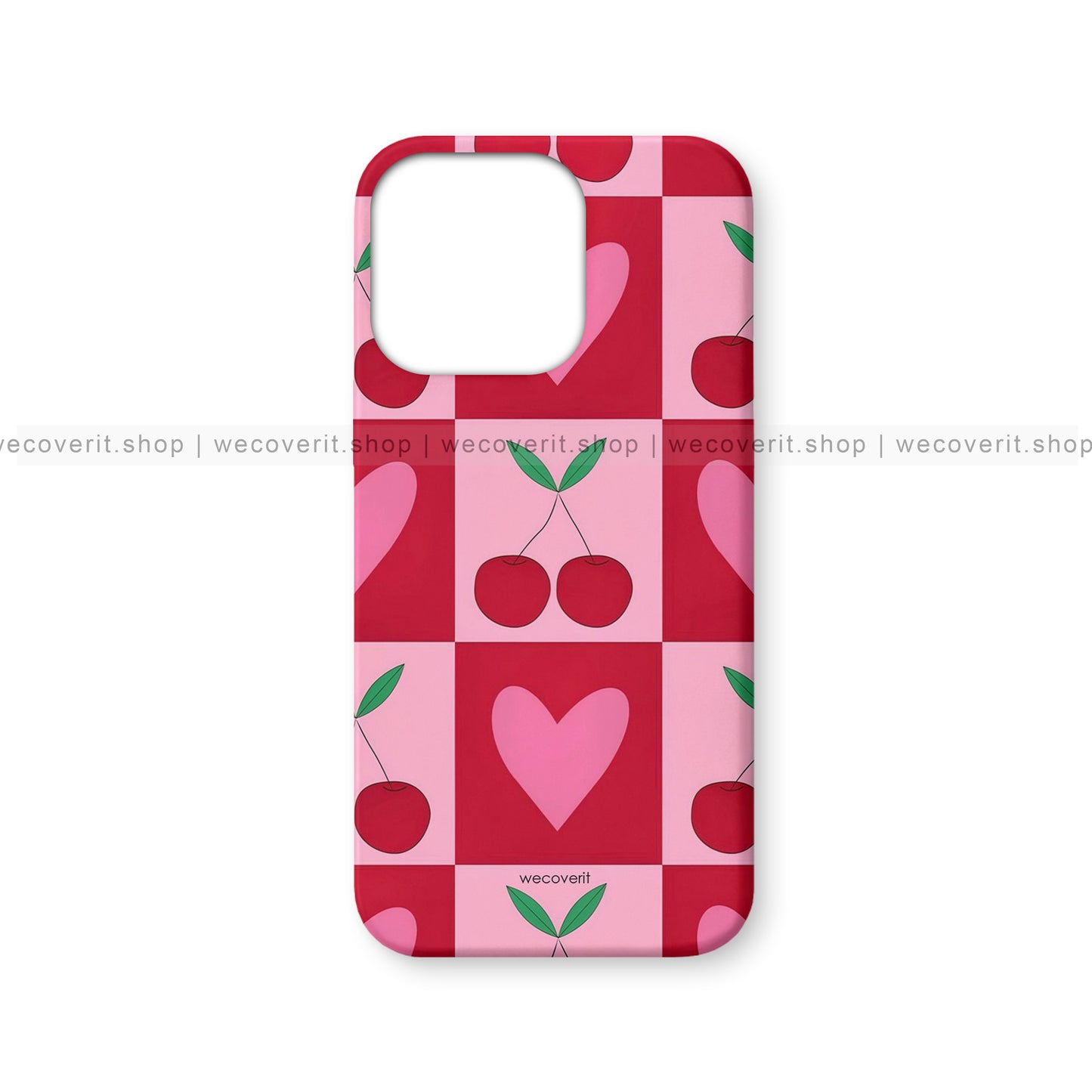 Heart & Cherry Mobile Cover
