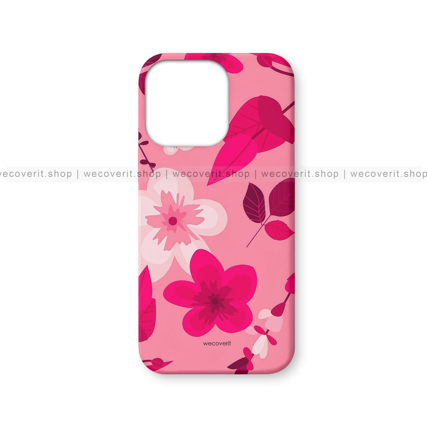 Pink Seamless Pattern Floral Mobile Cover