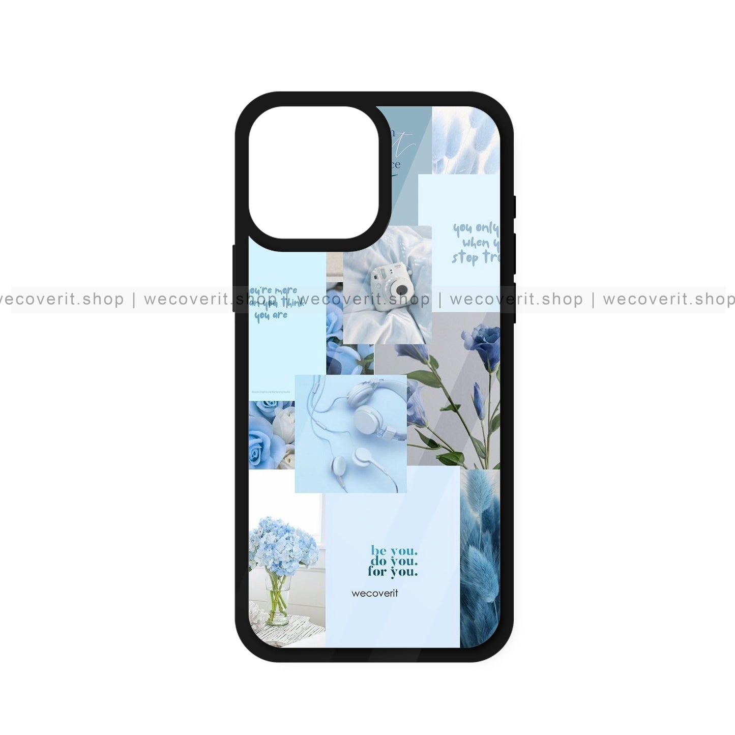 Nude Shade Blue Aesthetic Mobile Cover