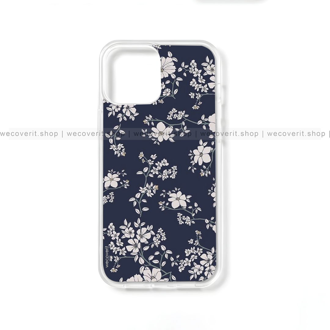 Dark Aesthetic Floral Mobile Cover