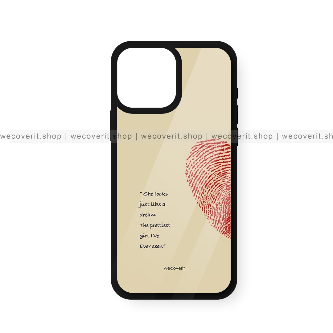 Half Heart For Him Couple Pair Mobile Cover