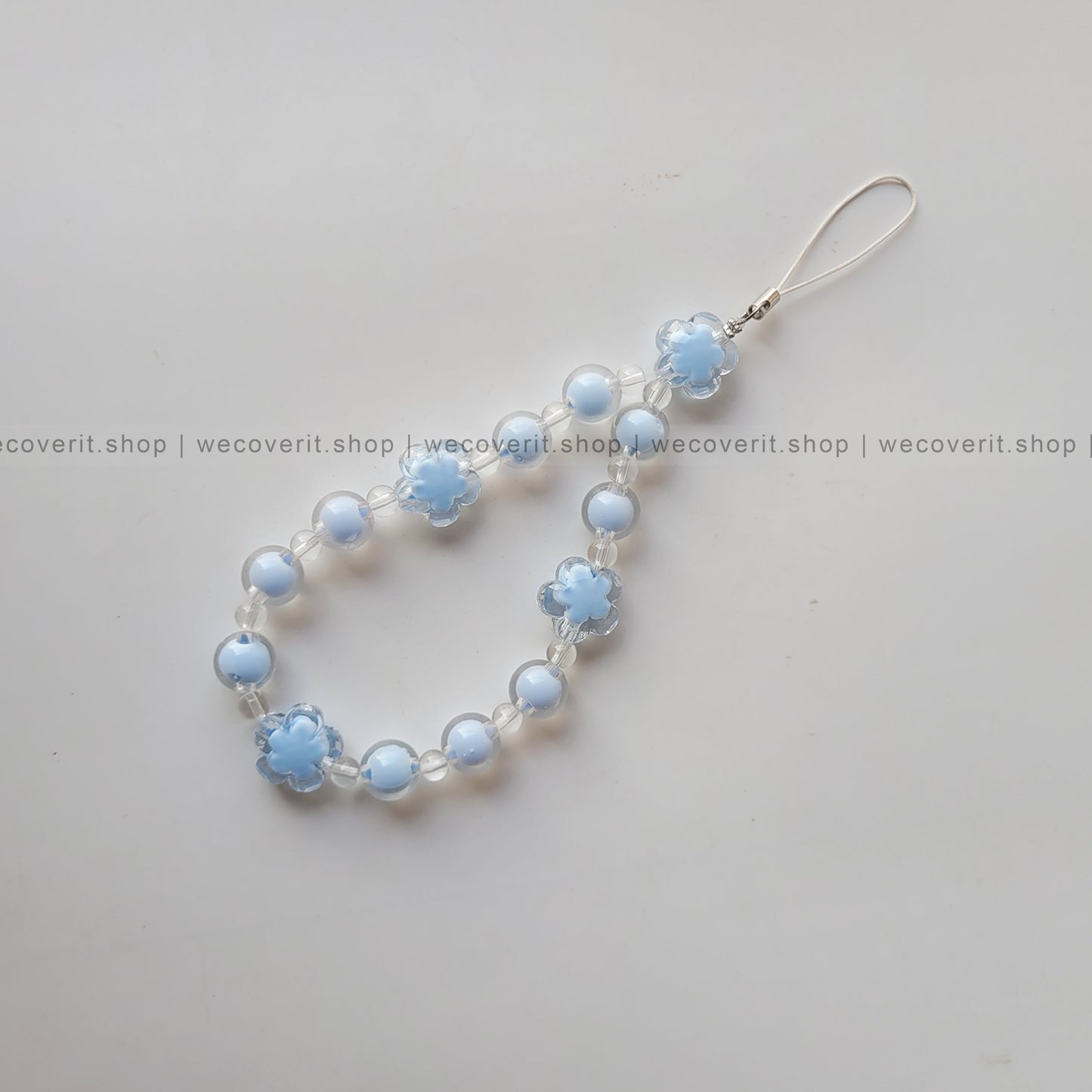 Blue Pearl Mobile Charm