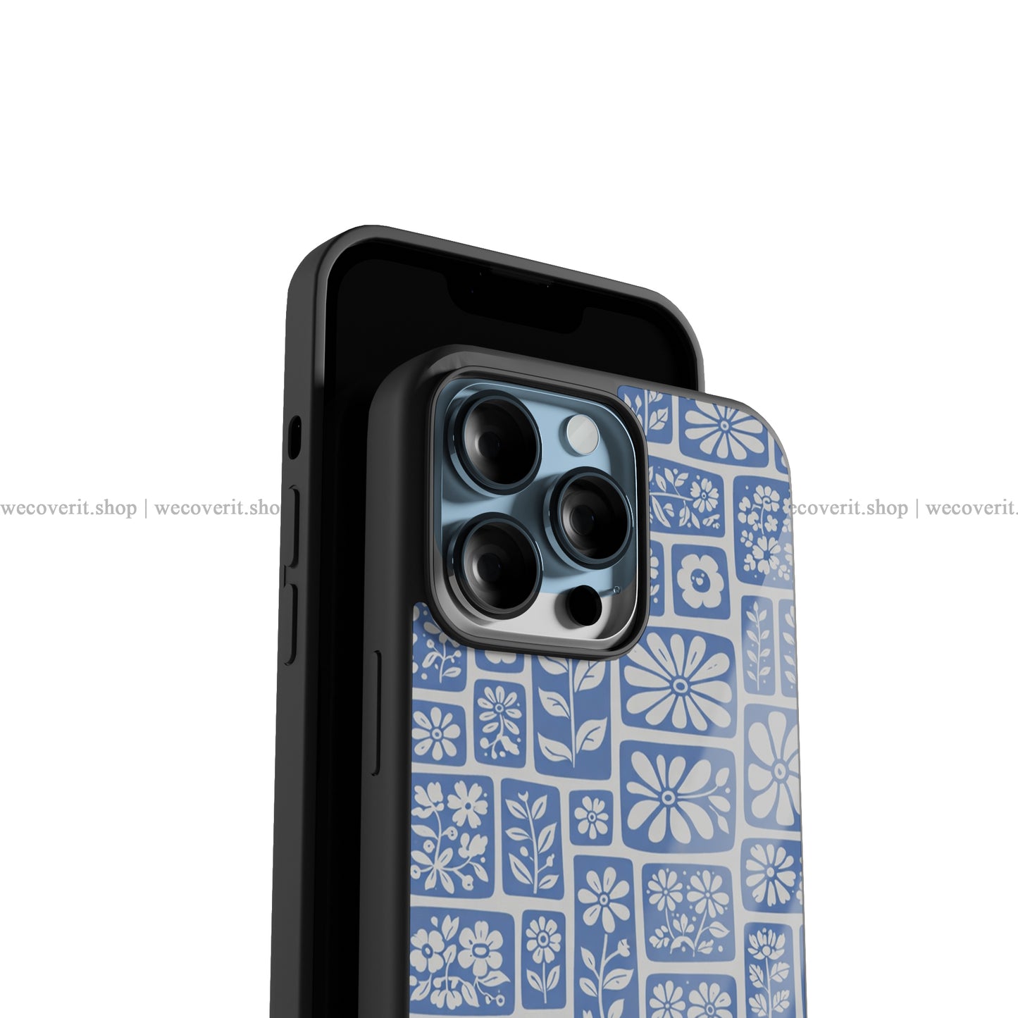 Blue Skies Garden Premium Glossy Phone Cover