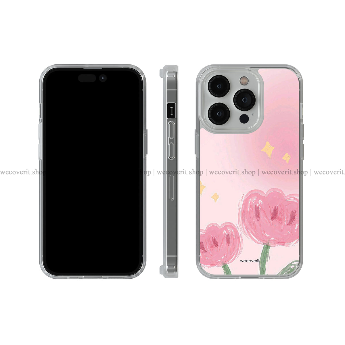 Blush Blooms Kawai Soft Mobile Cover