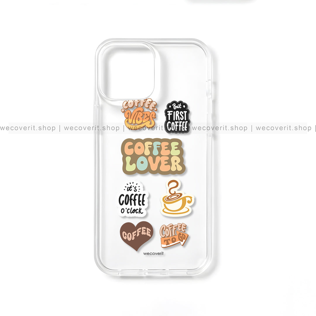 Coffee Lover Transparent Mobile Cover