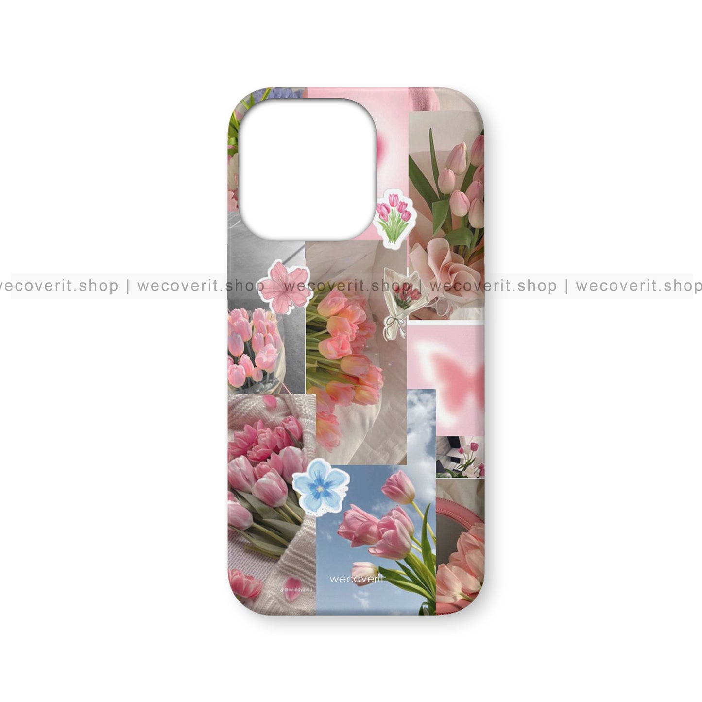 Floral Kiss Aesthetic Mobile Cover