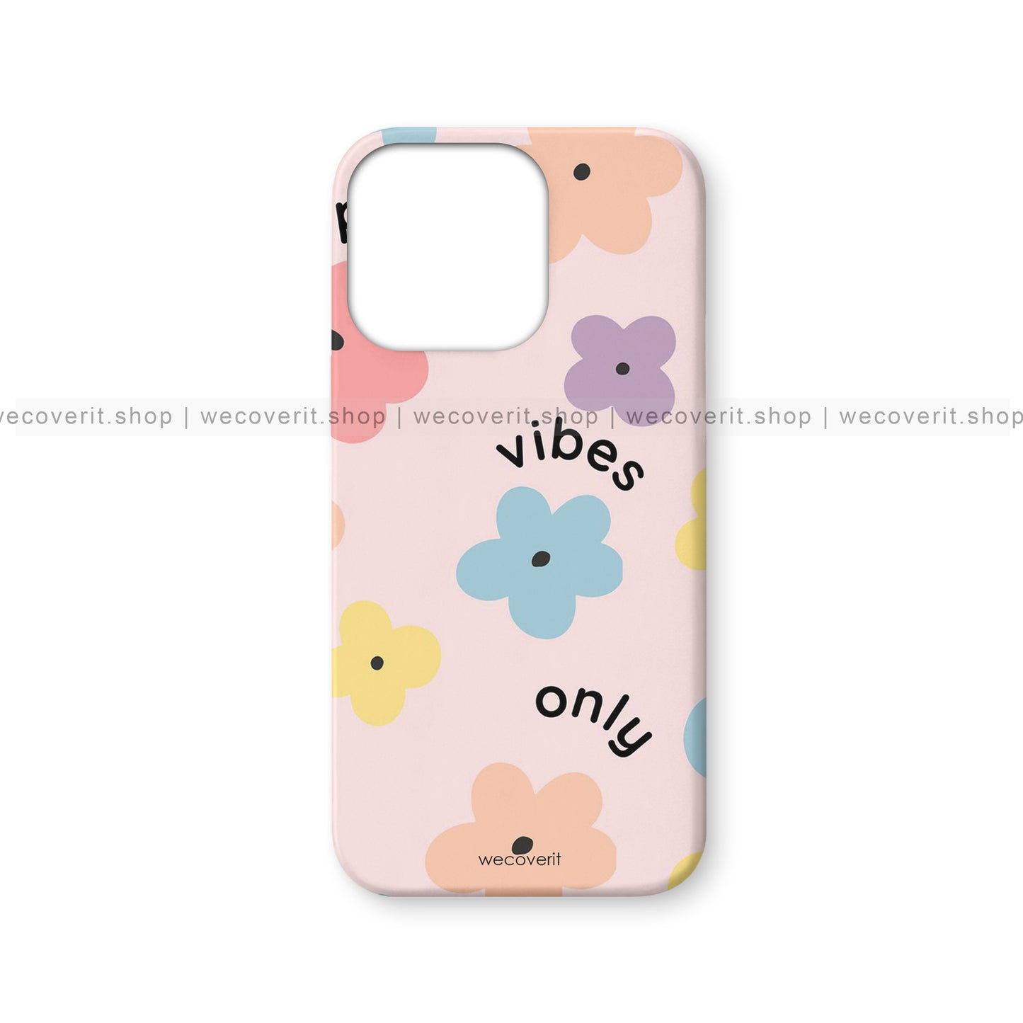 Good Vibe Only Floral Mobile Cover