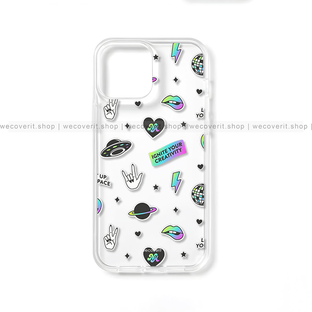 Ignite Your Creativity Transparent Mobile Cover