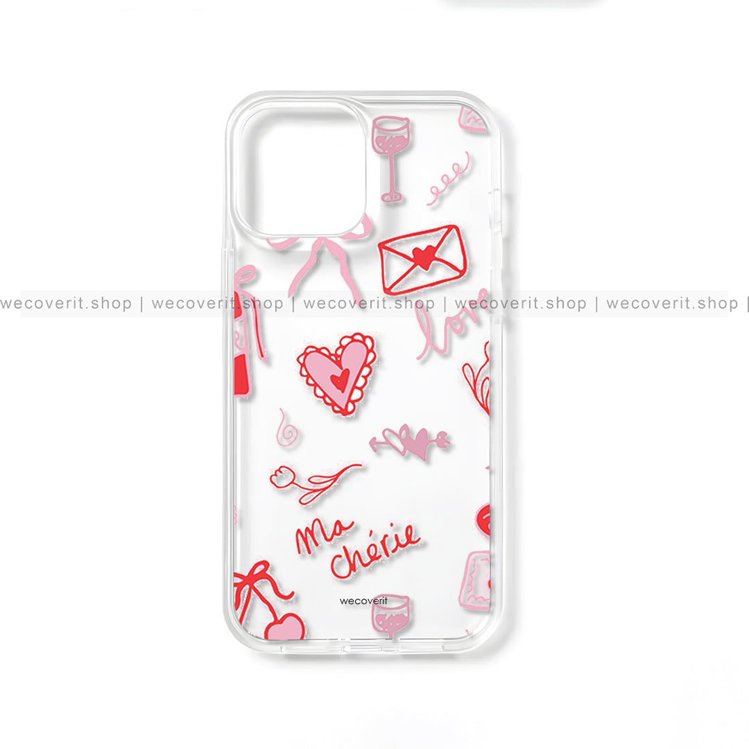Love Aesthetic Transparent Mobile Cover