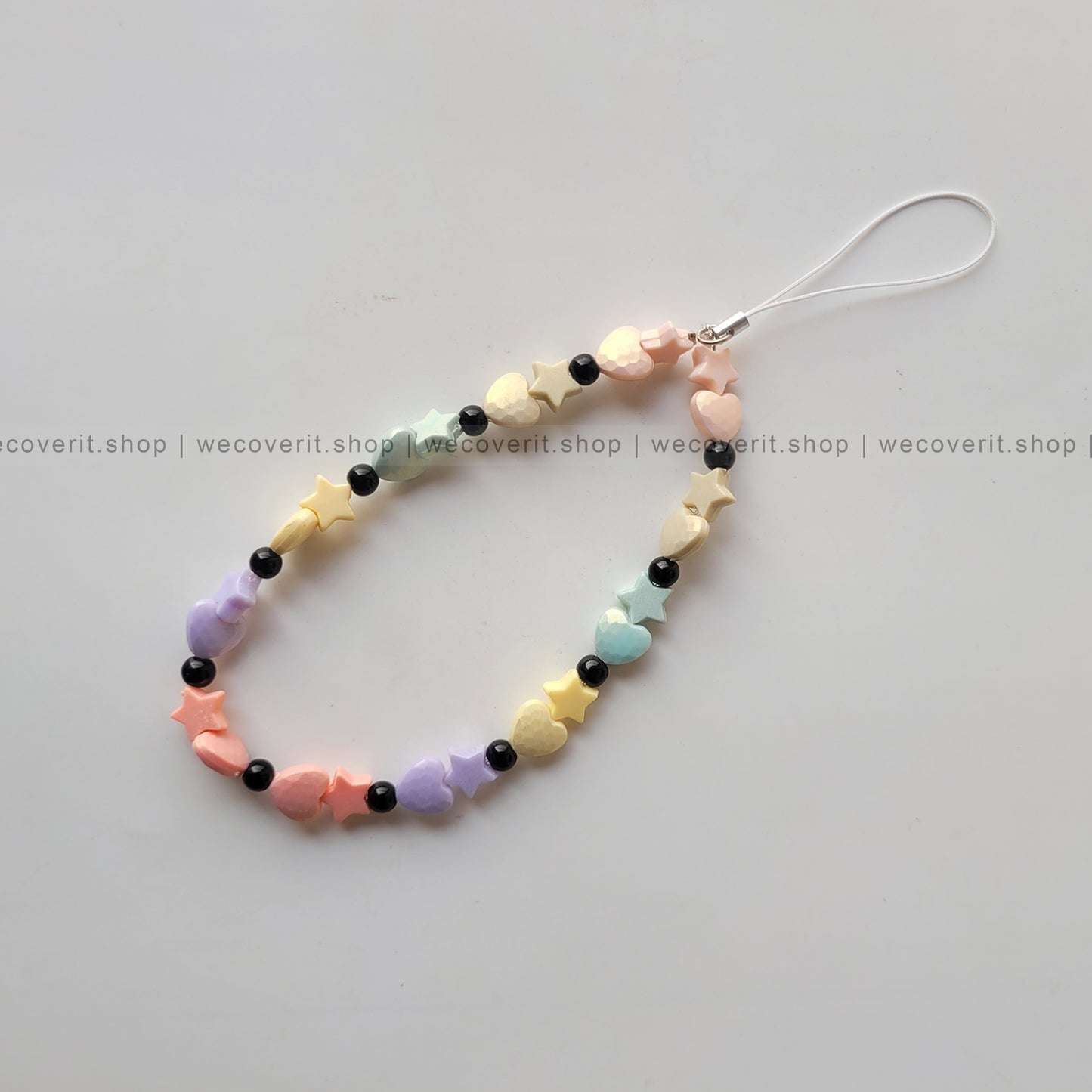 Pastel Star Pearl Mobile Charm