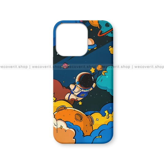 Astronaut Flying Space Mobile Cover