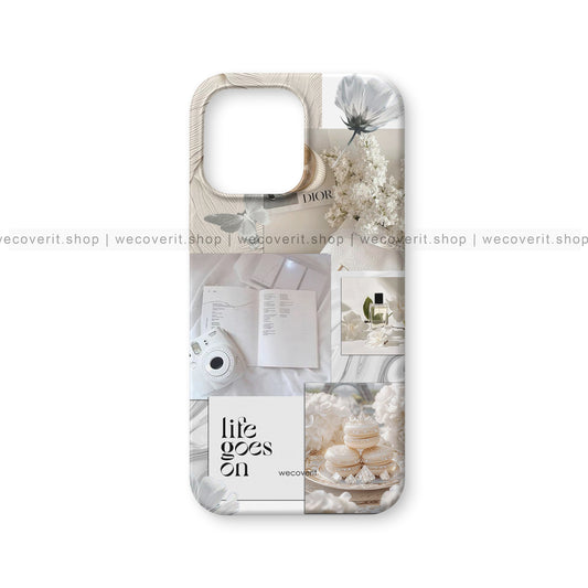 Aesthetic In White Mobile Cover
