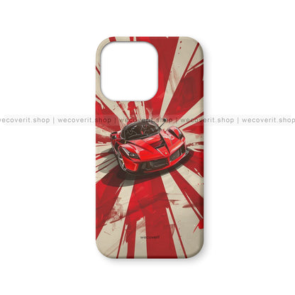Red Car Inspired Mobile Cover