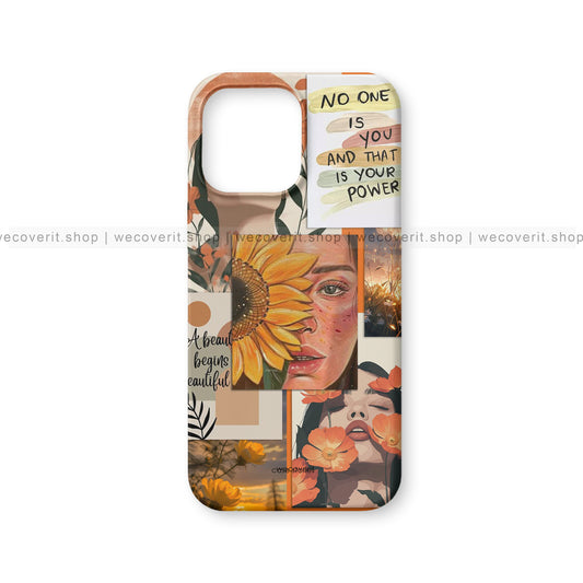 Aesthetic In Orange Mobile Cover