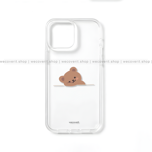 Teddy Transparent Mobile Cover