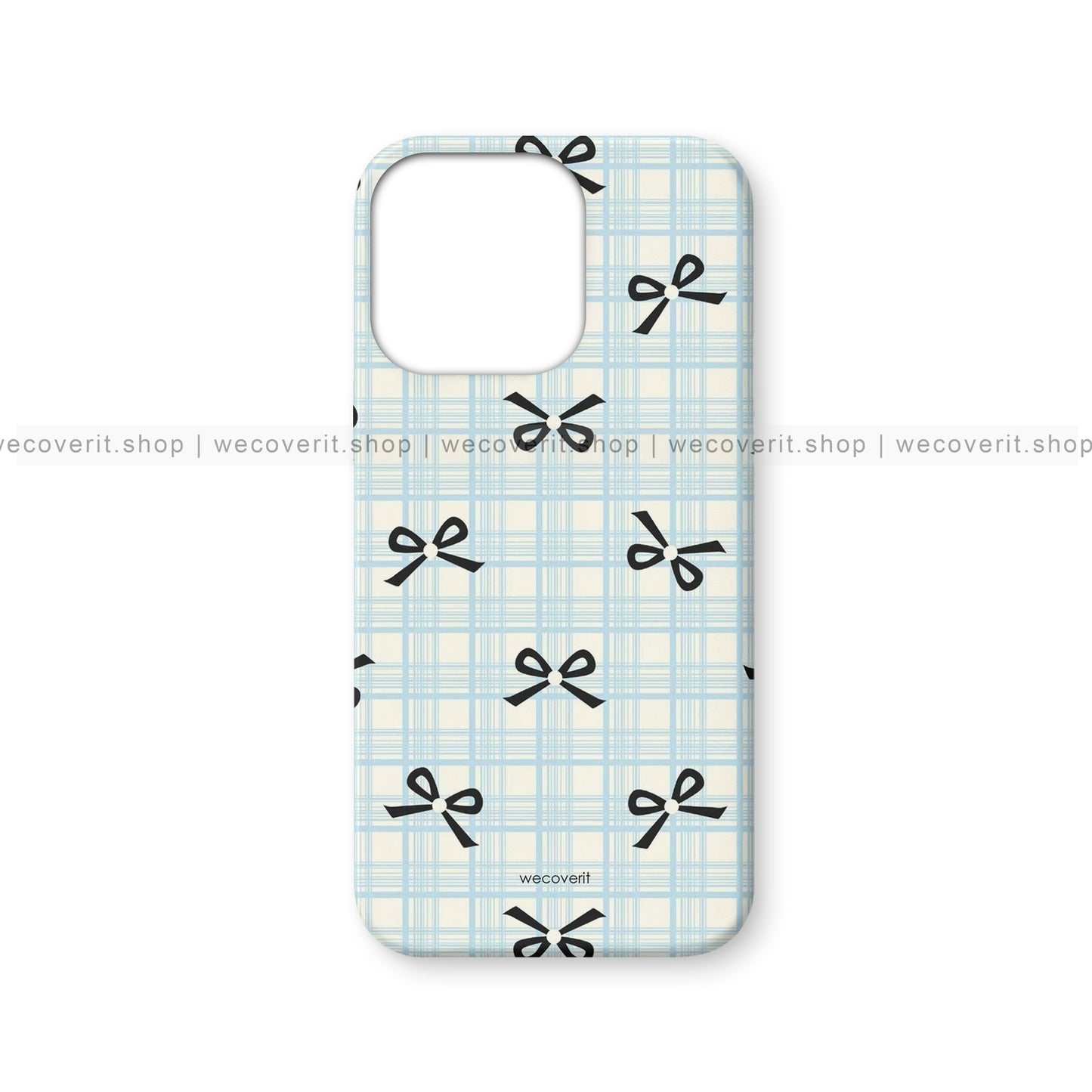 Plaid Elegance Kawai Mobile Cover