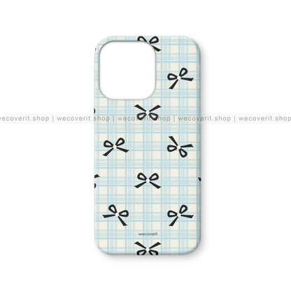 Plaid Elegance Kawai Mobile Cover