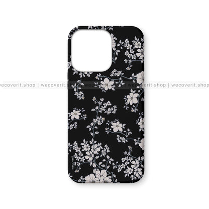 Dark Aesthetic Floral Mobile Cover