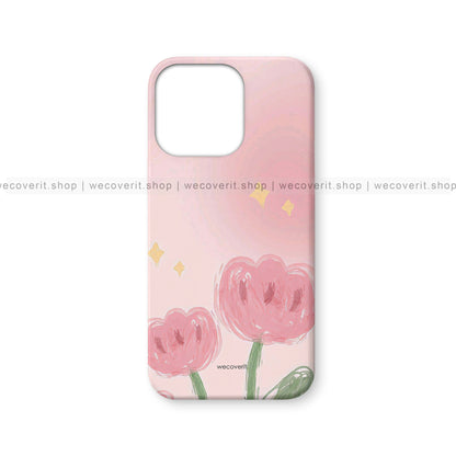 Blush Blooms Kawai Mobile Cover