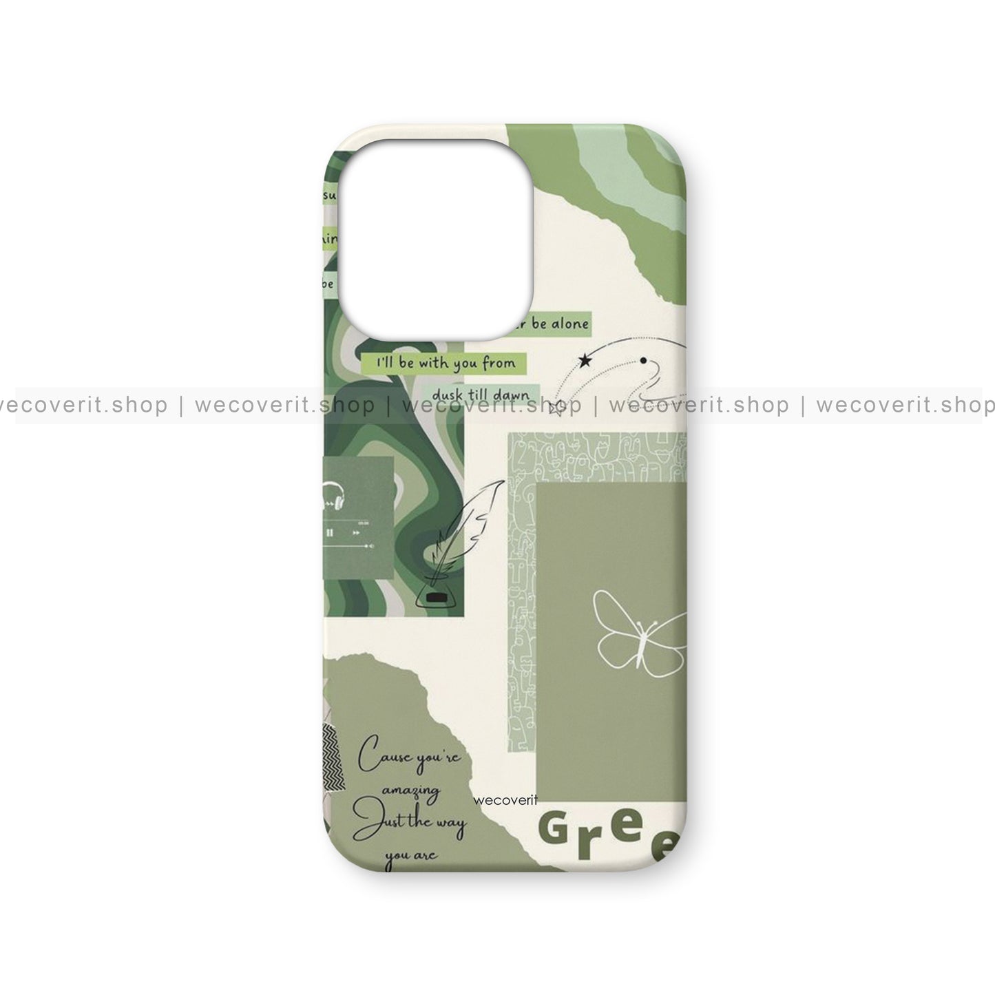 Green Aesthetic Mobile Cover