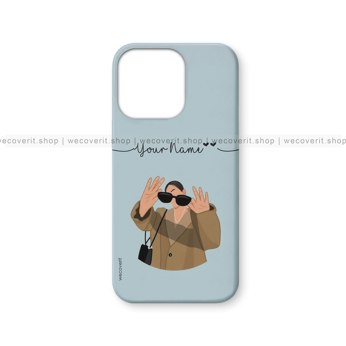 Me, Myself & I Girl Illustration Mobile Cover