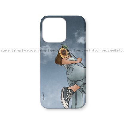 Independent Girl Illustration Mobile Cover
