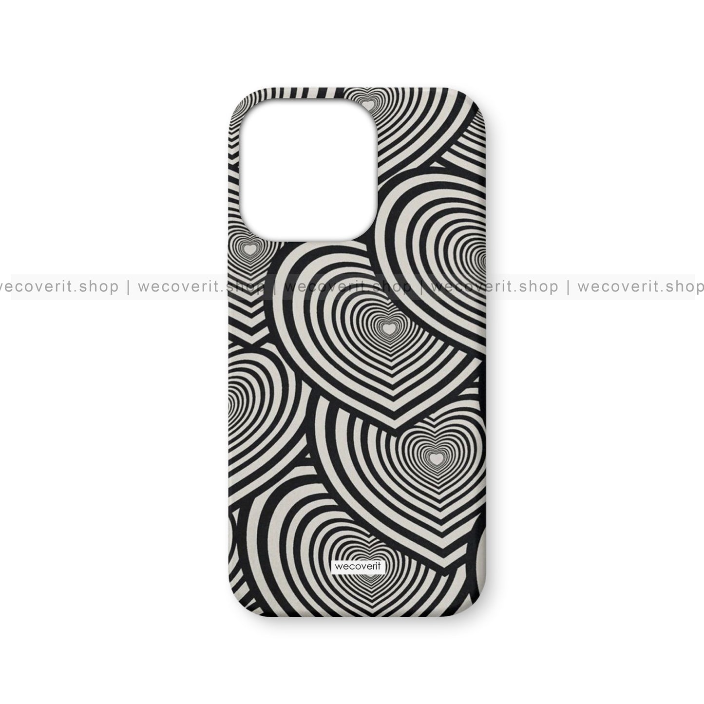 Abstract Heart Pattern Mobile Cover