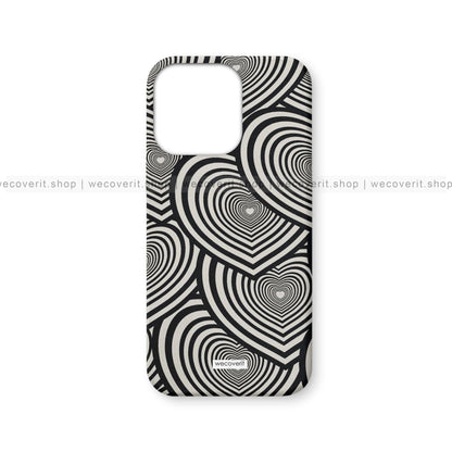 Abstract Heart Pattern Mobile Cover