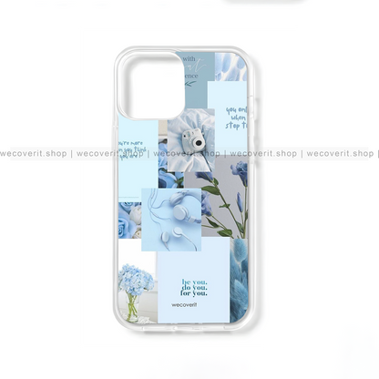 Nude Shade Blue Aesthetic Mobile Cover