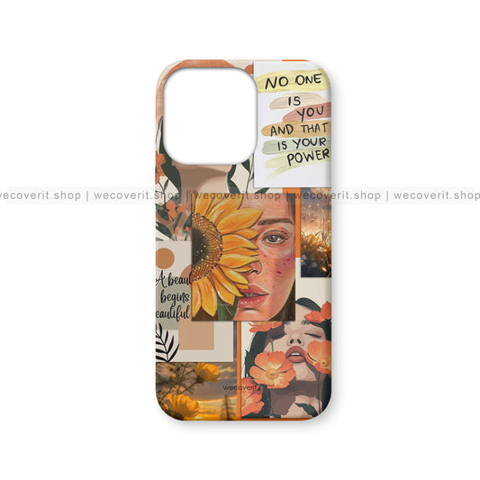 Aesthetic In Orange Mobile Cover