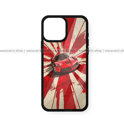 Red Car Inspired Mobile Cover