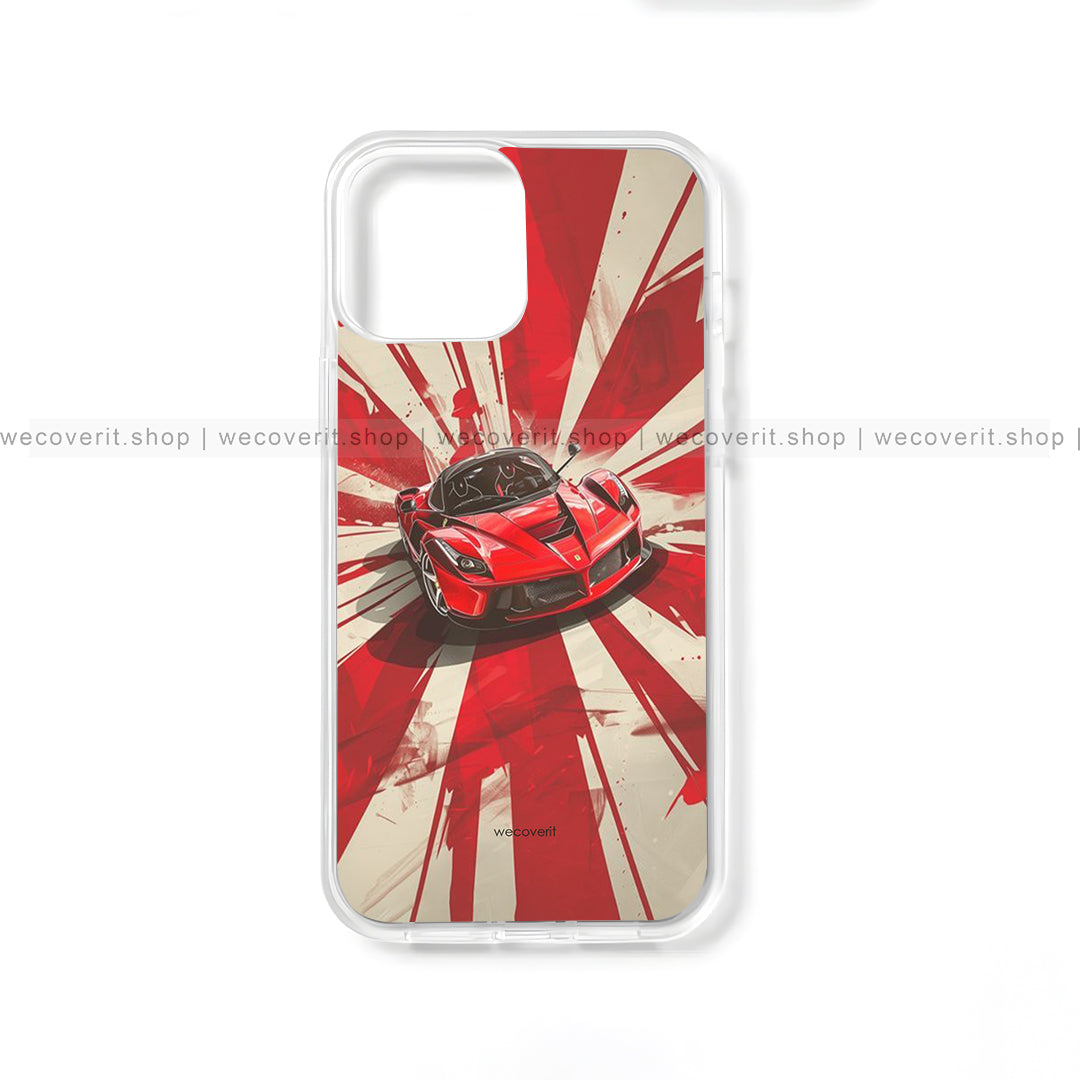 Red Car Inspired Mobile Cover
