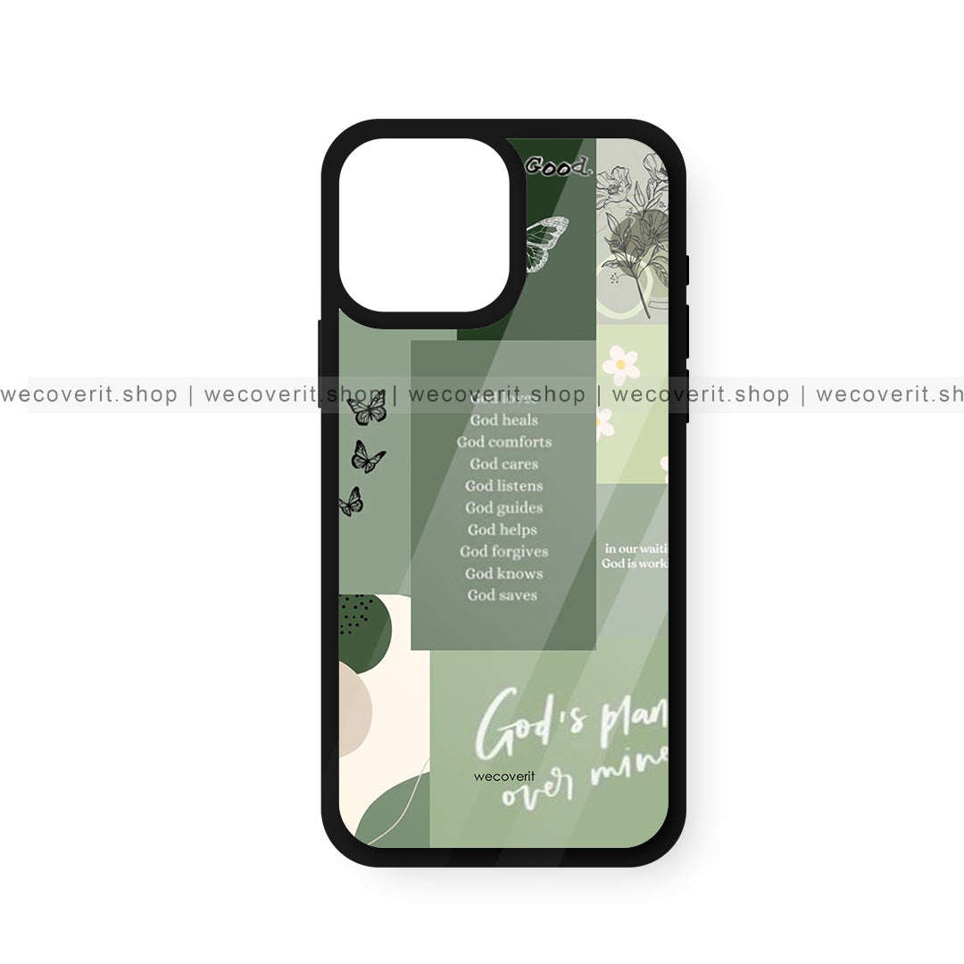 Shades of Green Aesthetic Mobile Cover