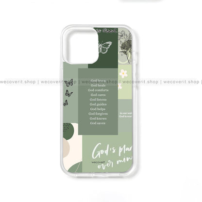 Shades of Green Aesthetic Mobile Cover