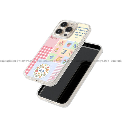 Pink Quotes Soft Mobile Cover