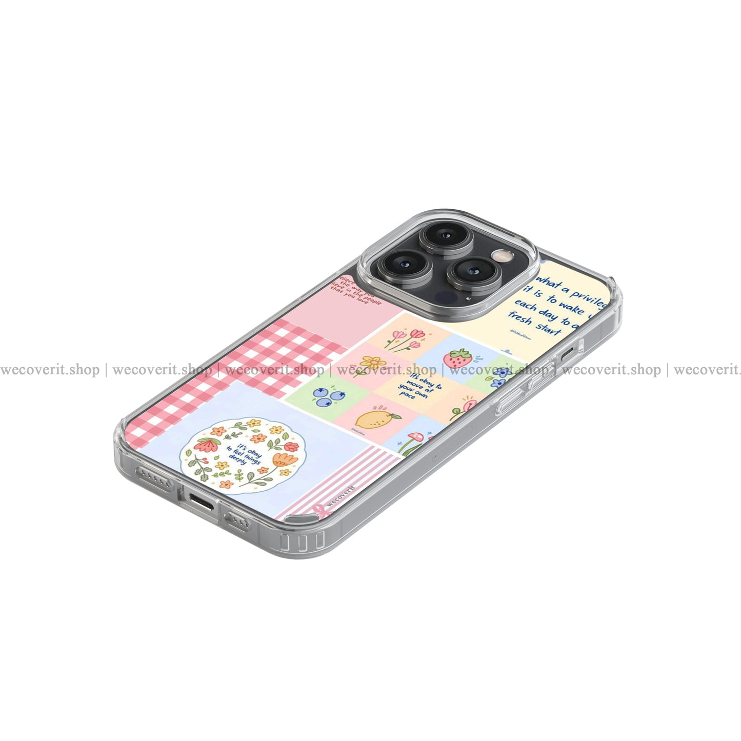 Pink Quotes Soft Mobile Cover