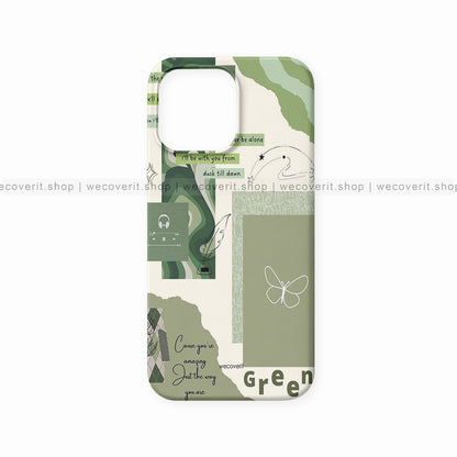 Green Aesthetic Mobile Cover