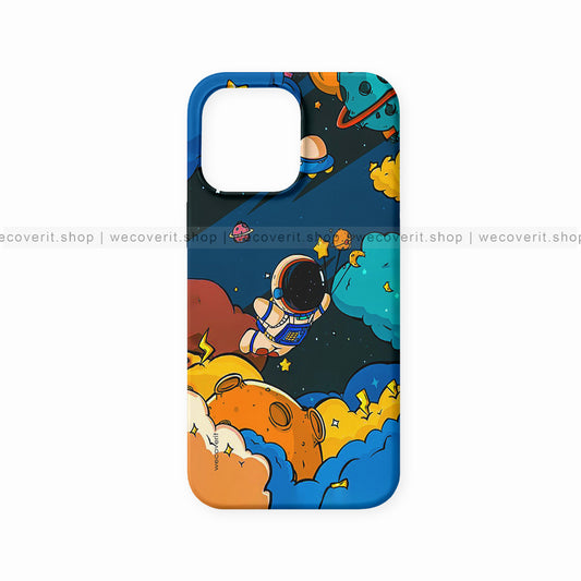 Astronaut Flying Space Mobile Cover