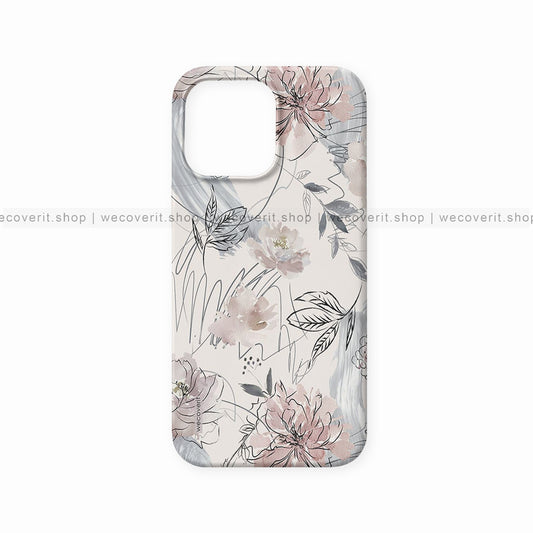 Elegant Pattern Floral Mobile Cover